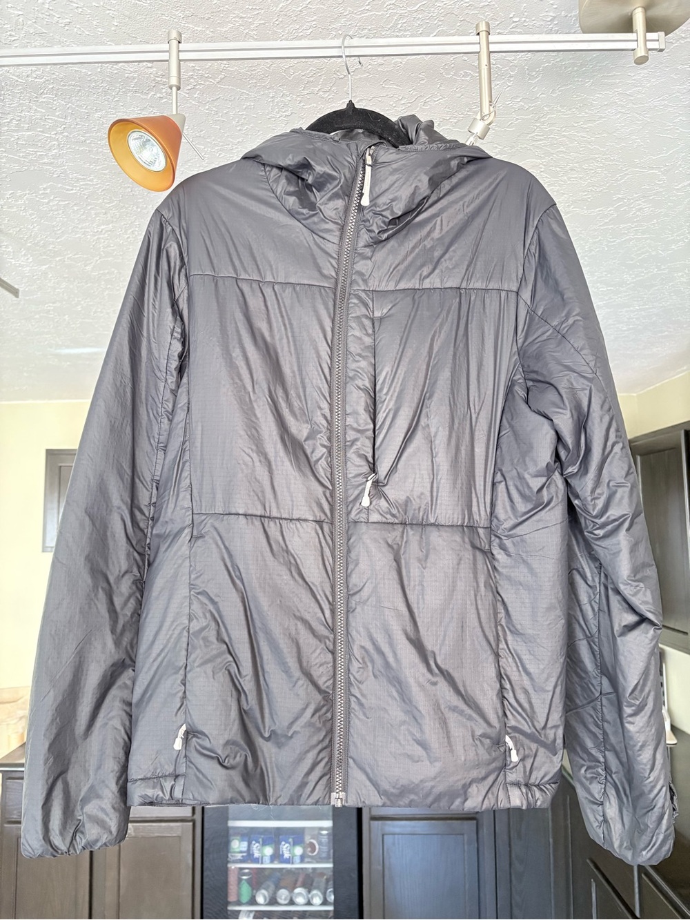 Big Agnes Black Hooded Men's Puffer Jacket